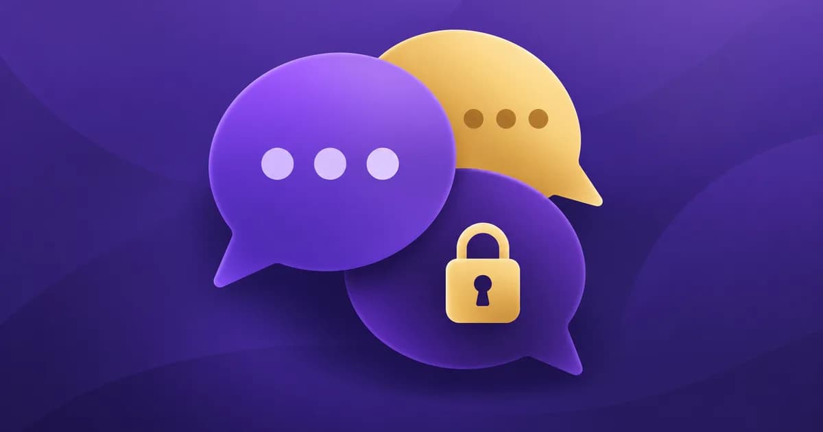 Telegram and WhatsApp chat icons beside a shield, representing Teen Patti group safety